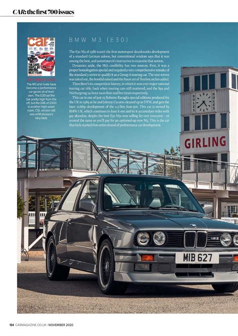 Amongst the impressive amount of videos posted on their youtube account you are bound to find a lot of bimmers in actions. Porsche 911 Carrera RS 2.7 vs BMW M3 (E30) vs Ferrari F40 vs Ford GT vs Jaguar E-type vs Lotus ...