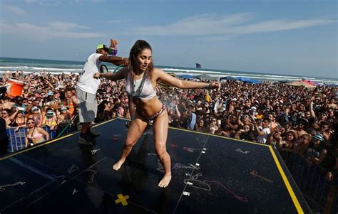 Create an account or log into facebook. Thousands of bikini-clad Spring Break teens filmed shaking ...