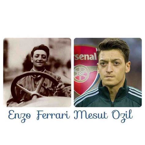 Enzo ferrari was a racing driver who founded the italian sports car manufacturer bearing his he was born enzo anselmo ferrari on february 18, 1898, in modena, italy. Enzo Ferrari and Mesut Özil - Fansfoot - You'll never laugh alone