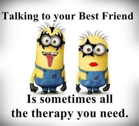 It is quite popular in most minions are so bright and funny characters that it's simply impossible not to fall in love with them. Minion Best Friend Quotes. QuotesGram