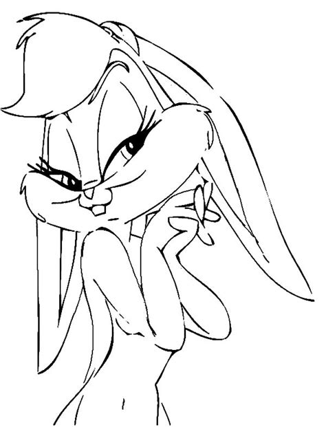 This is bugs bunny coloring baby looney tunes pages image. Beautiful Lola Bunny Coloring Pages - Download & Print ...