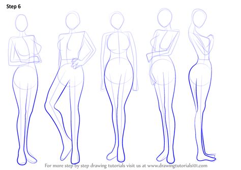 Drawing and especially illustrating the human body is considered to be the toughest art form. Learn How to Draw Anime Body - Female (Body) Step by Step ...