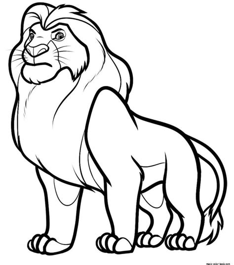 Lion king coloring pages online. Mufasa disney the lion king coloring pages online free ...