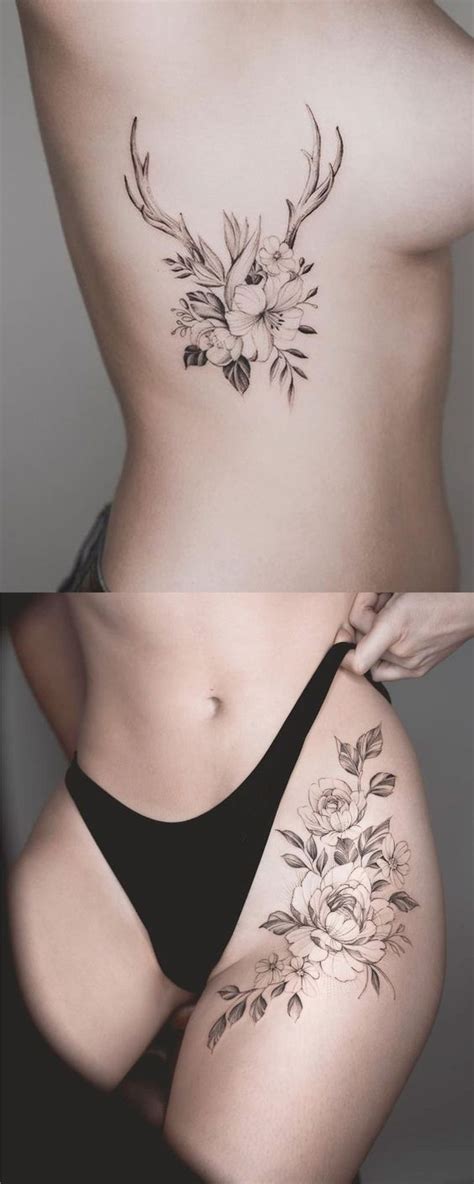 Delicate floral tattoo | clothia. Simple Tattoo Designs: 30 Delicate Flower Tattoo Ideas