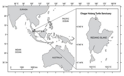 Jeden tag werden tausende neue, hochwertige bilder hinzugefügt. Map showing the location of Chagar Hutang, Redang Island ...