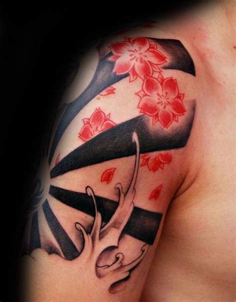 The tattoo was done in a traditional japanese style. 60 Rising Sun Tattoo Designs For Men - Japanese Ink Ideas