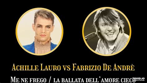verso 1 ci son cascato di nuovo ci son cascato di nuovo pensi sia un gioco vedermi. Achille Lauro vs Fabrizio De André - Me ne frego / La ...