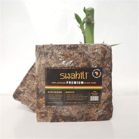 Wonderfully natural african black soap is a small african owned company that provides fair trade products. Raw Swahili African PREMIUM Black Soap with Shea Butter ...