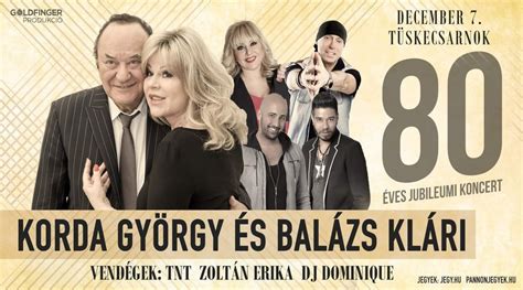 Maybe you would like to learn more about one of these? Korda György és Balázs Klári 80 éves Jubileumi Koncert ...