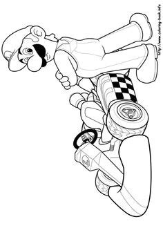 Coloriage de mario kart coloriage de mario et sonic a. Coloriage Voiture Mario Kart Coloriage Dessins Dessins ...