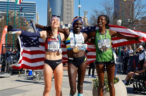 Kipchoge suffered his first marathon defeat in seven years in london last october, but he looked in control throughout the race in sapporo, japan. 2020 U.S. Olympic Marathon Team: Ready to Run - Women's ...