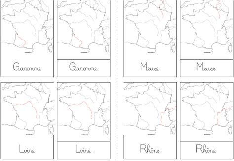 Imprimez les dessins carte de france vierge à colorier gratuitement. Les principaux fleuves de France | Fleuve de france ...