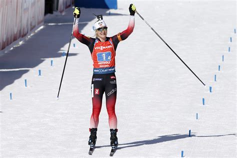 Råsterk olsbu røiseland fra 4. Røiseland secures fourth gold medal at Biathlon World ...