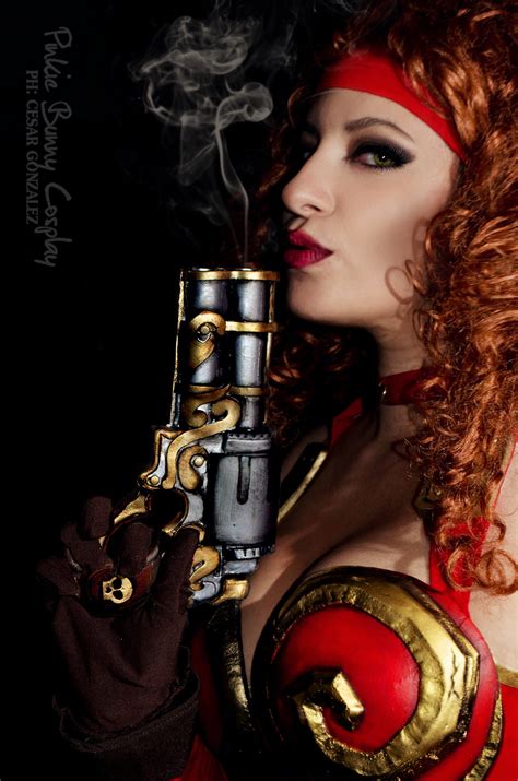 I was always under the impression that monika hated her body. Red Monika - Battle Chasers by Pinkie-Bunny-Cosplay on ...