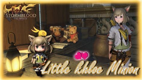 Just when ffxiv players thought the odder otter minion could not get any cuter, the developer the description in the final fantasy xiv guide says that a retainer reports that a vicious bear dropped. FFXIV Stormblood: Khloe Aliapoh Minion Guide - YouTube