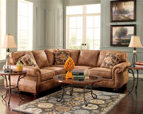 Washed in earthy southwestern tones, with generous back and this consumer rating is based on 239 reviews of all ashley furniture products. Larkinhurst Earth LAF Sectional from Ashley | Coleman ...