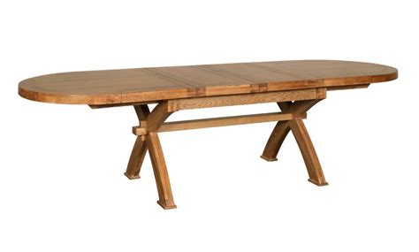 The delivery was on time and although it was 6.30pm and they had four hour ride home the delivery guys said to us that assembly came with it all and so they built. BLOOMSBURY WINDERMERE Oval X Leg Extending Dining Table ...