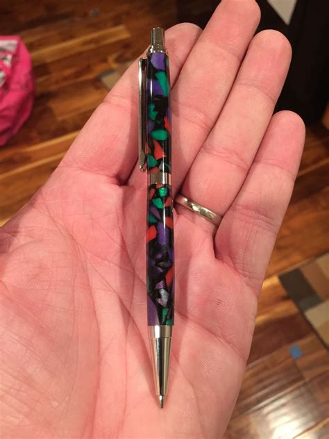 I have been so addicted to pen turning! Jess Stain Glass 1 | Custom pens, Pen, Glass