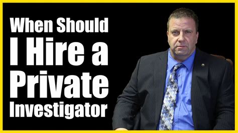 How to hire a good private investigator. Should I Hire a Private Investigator? | Private ...