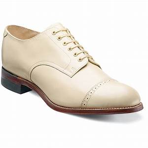 Clearance Shoes Ivory Cap Toe Oxford Adams 