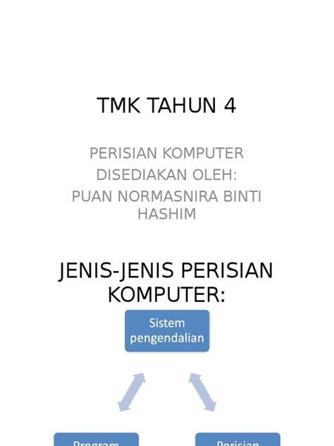 Komputer atau laptop anda ada masalah? Tmk Tahun 4 Perisian Komputer