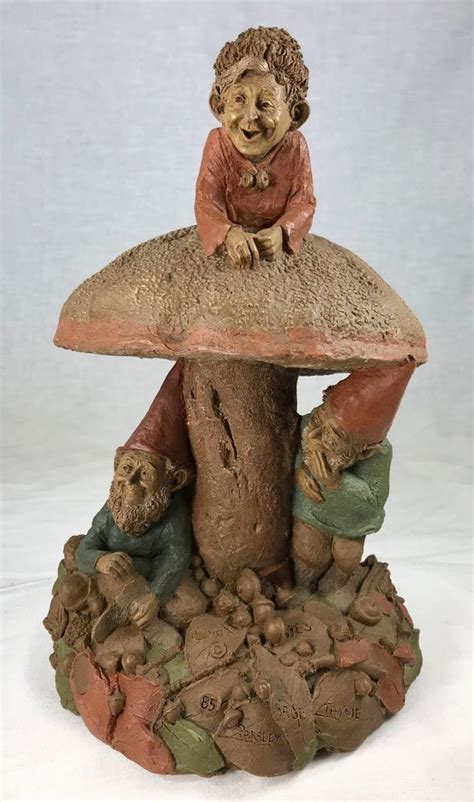Vintage eddie 1984 tom clark gnome woodspirit resin figurine #70 signed. Tom Clark Gnomes Parsley Sage & Thyme #1001 Edition #85 11" Cairn Studios #TomClarkCairnStudios ...