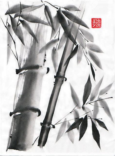 Check out our sumi e ink wash selection for the very best in unique or custom, handmade pieces from our shops. Original Art - "Bamboo on sunshine" in Japanese style ...