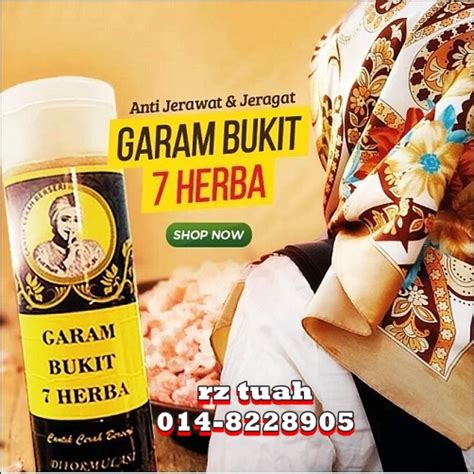 Sebagai sumber garam kepada ternakan berat : GARAM BUKIT 7 HERBA - Aura Mega Shoppe