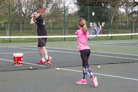 The red ball is larger than a standard yellow ball and doesn't bounce as high (just 25% compression), making it easy for even the youngest players to hit comfortably. Junior Tennis Lessons in Richmond, Teddington, Hampton and ...