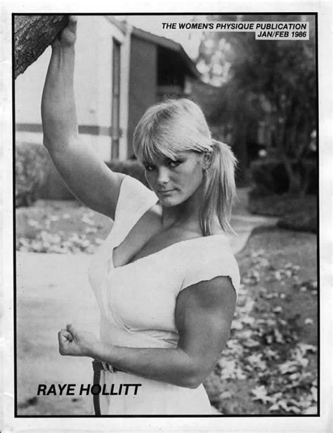 Raye hollitt, best known for her role as zap on the hit, syndicated television show the american gladiators, was a formidable presence for 6 seasons. Fbb_fan's Female Bodybuilding Page