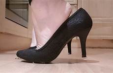 heels trampled crushed