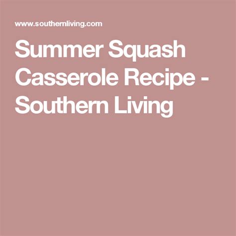Redzone and the simulcasts by peyton and eli manning offer up two very modern ways to watch an old sport. Summer Squash Casserole | Squash casserole recipes, Summer ...