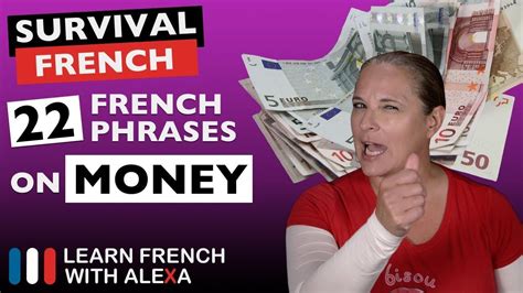 22 French phrases about "MONEY" French Language Basics, French Language ...