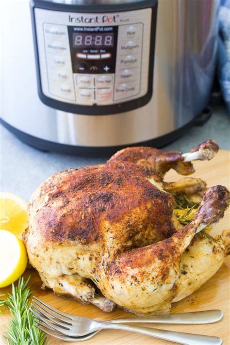 How long should you cook a chicken for? How to cook a whole chicken in an Instant Pot. Perfect ...