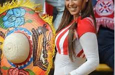 fans paraguay football women copa america paraguayan hottest supporters girls game their female eyes keep hard has goal den make