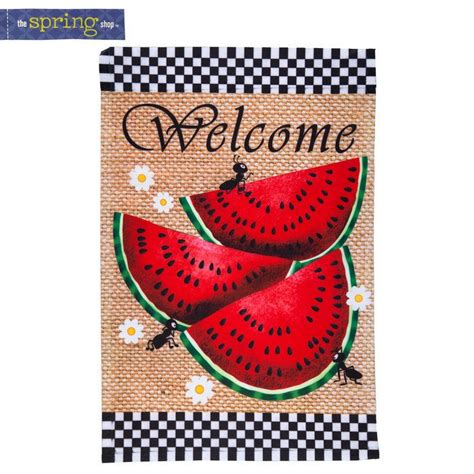 Best reviews guide analyzes and compares all garden flags of 2021. Watermelon Welcome Garden Flag | Hobby Lobby | The spring ...