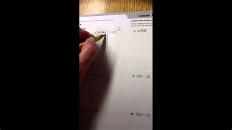 6.5 arithmetic in base ten. 5th grade go math unit 2 lesson 4 homework - YouTube