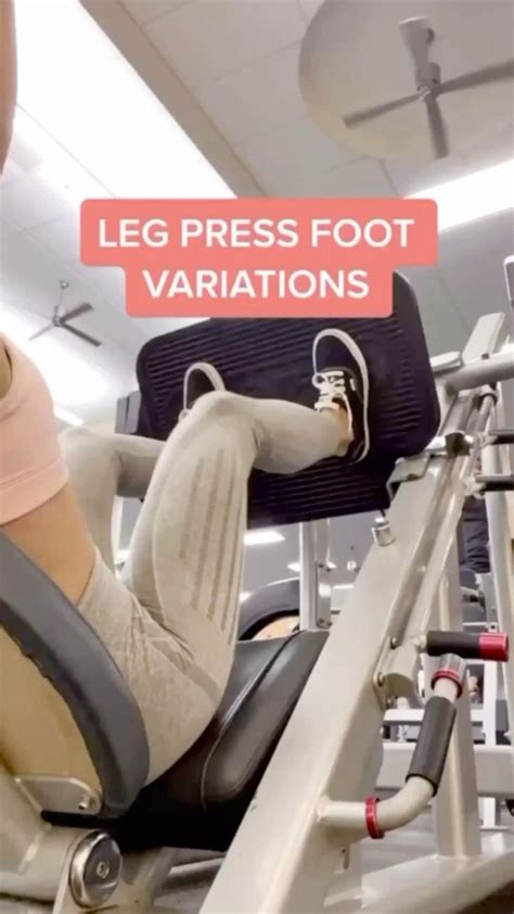 Although the leg press (lp) is one of the most common exercises performed, there is little evidence of lower limb muscle activity patterns during this exercise and its variations. Leg Press Foot Variations to Target Different Muscles ...