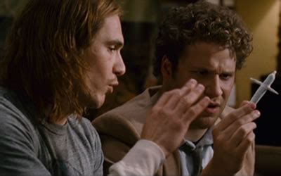 Seth rogen, james franco, gary cole, rosie perez, danny mcbride. James Franco and Seth Rogen in Pineapple Express