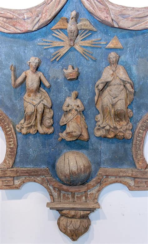 Hand Carved 17th Century French Religious Plaque of the ...