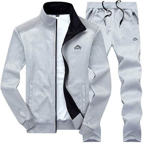 Next day delivery and free returns available. Amazon.com: Gopune Men's Athletic Tracksuit Full Zip Warm ...