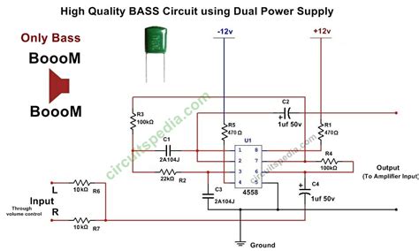 Choose the manufacturer you wish to view diagrams for, or just scroll down. ic 4558 Subwoofer Bass Booster Circuit diagram , bass circuit for woofer