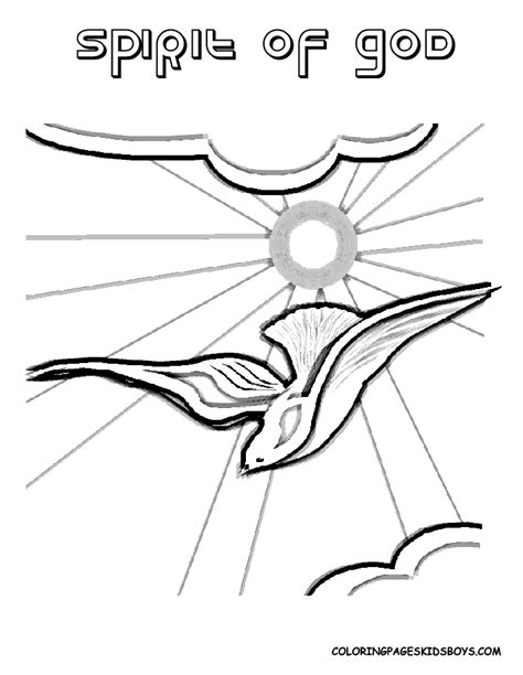 You could also print the image by clicking the print button above the image. Holy Spirit Coloring Pages - Coloring Home