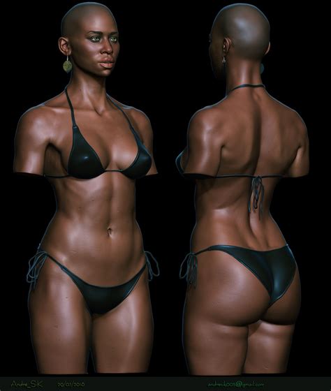 3 so backs aren't really my strong suit and i think the relaxed one is slightly out of proportion. Female torso Study, Andre SiK | Female torso, Female ...