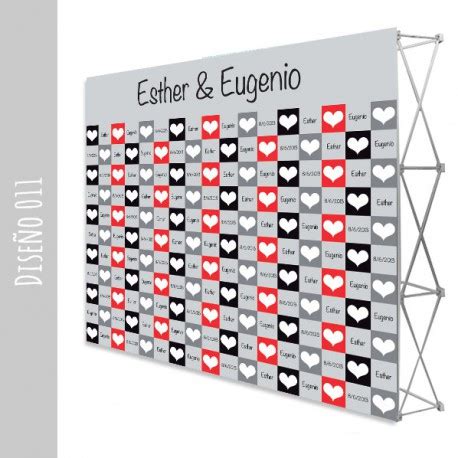 We did not find results for: Photocall de pasarela con muchos corazones para bodas