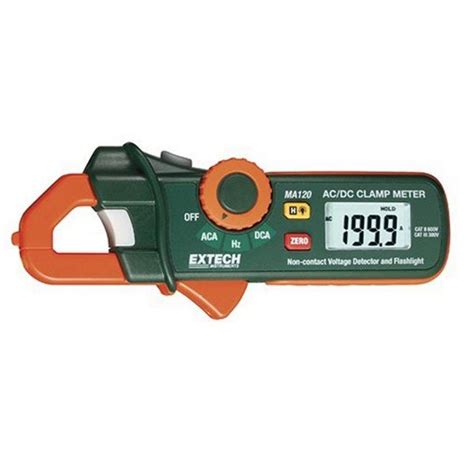 The dl150 is a true rms ac voltage and current data logger. Extech MA120 200A AC/DC Mini Clamp Meter and Voltage ...