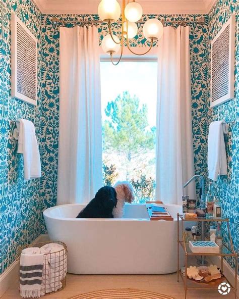 Hygge and west daydream bathroom. This Month's Best Wallpaper Moments | Hygge & West in 2020 ...