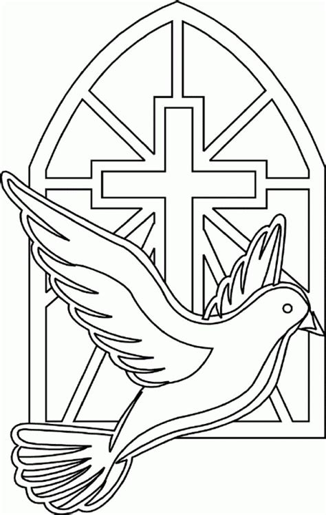 4 holy spirit coloring page. Descent Of The Holy Spirit Coloring Page Catholic Crafts ...