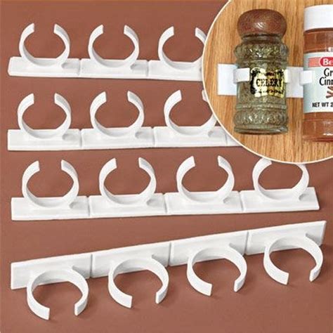 Add to favorites more colors magnetic spice jars + shelves • apartment therapy featured • water+oil resistant spice labels • door & wall mount • minimalist makeroomny 5 out of 5 stars (35. Spice Clips 92102 Cabinet Door Spice Rack