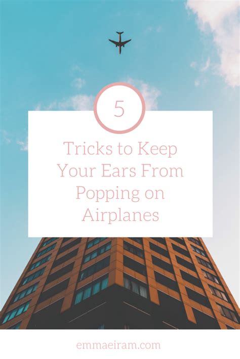 Chewing gum can help make an ear pop. 5 Tricks to Keep Your Ears from Popping on an Airplane ...